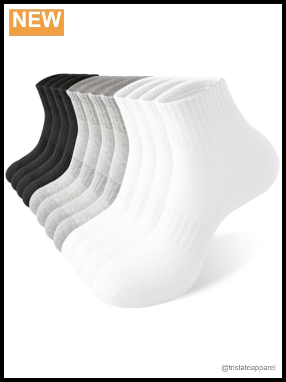 Women's Cotton Blend Ankle Socks Mini Crew Cushioned Athletic 6 Pairs